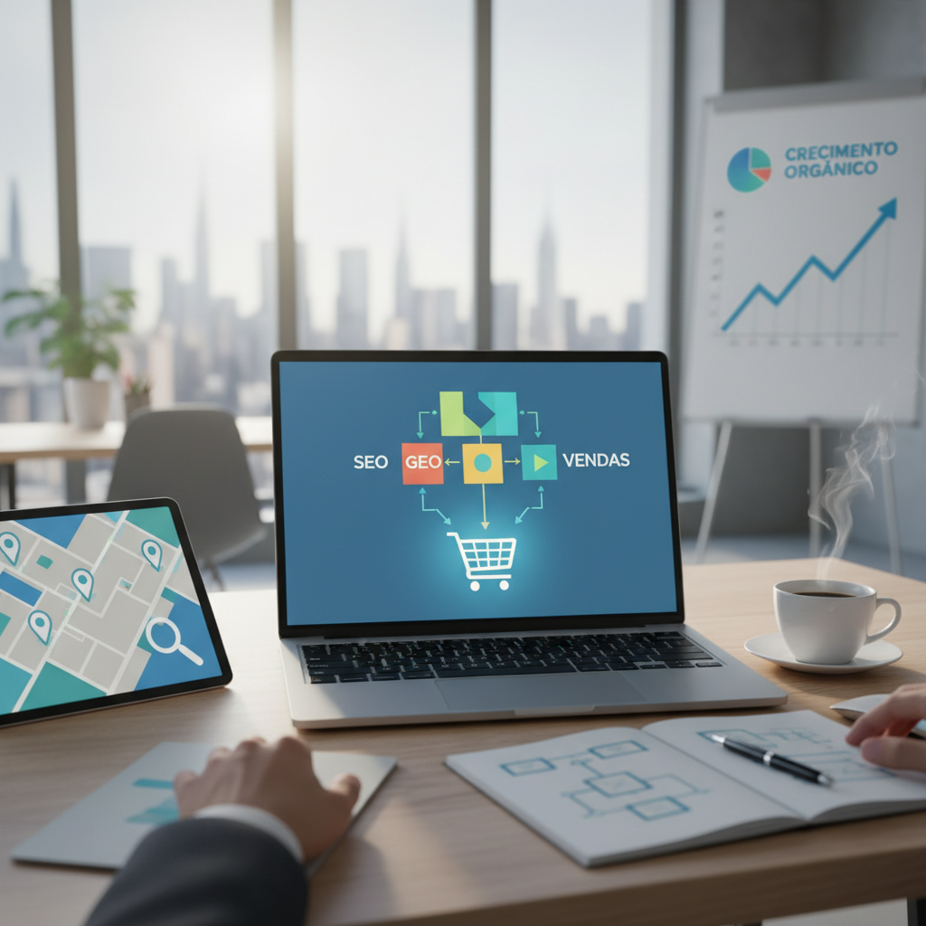 Ilustração: Fundamentos do SEO Técnico para E-commerce: Além da Velocidade - Como Acelerar Seu E-commerce e Aparecer Mais no Google: Guia Completo de SEO Técnico para Lojas Virtuais