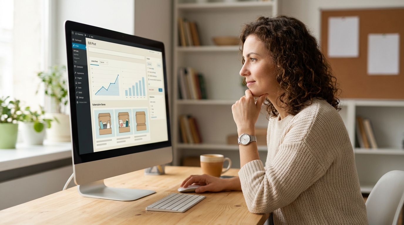 Ilustração: Otimização SEO para Produtos por Assinatura: Atraindo Mais Clientes Qualificados - Pagamento Recorrente no E-commerce: Guia SEO para Vender Assinaturas Online