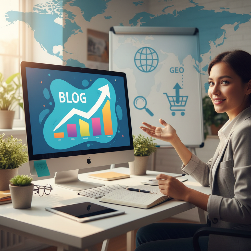 Ilustração: Por Que Seu E-commerce Precisa de Um Blog? - Como Criar um Blog para E-commerce: Guia Completo para Atrair Clientes Orgânicos e Vender Mais