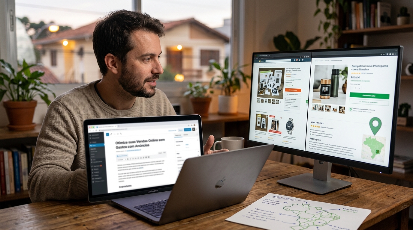 Ilustração: Otimização On-Page: Transformando Categorias em Ímãs de Tráfego - Otimização de Categorias de Produtos no E-commerce: Guia Completo para SEO e Vendas