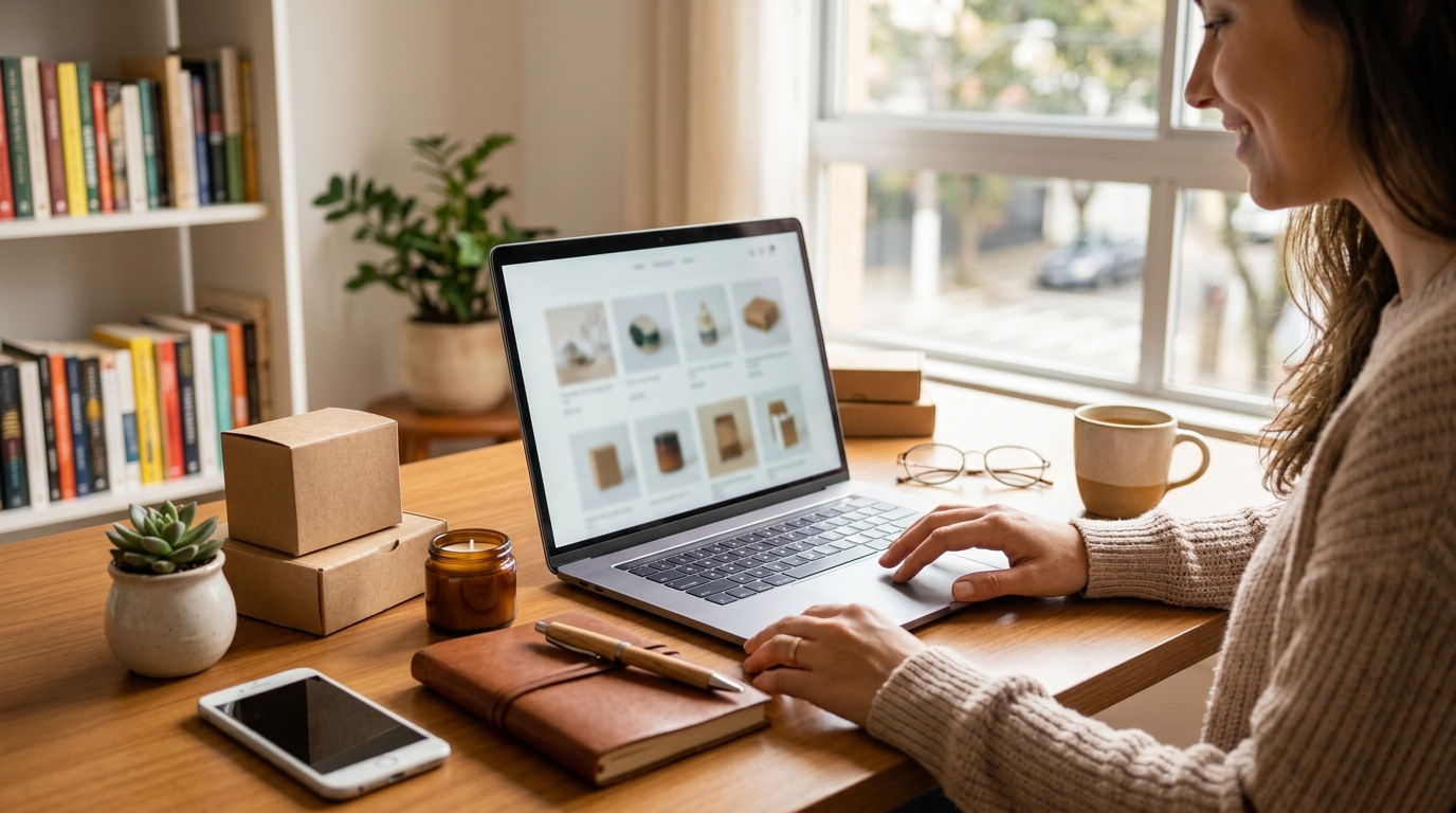 Ilustração: Fundamentos Essenciais de SEO para Produtos Shopify - Como Otimizar Páginas de Produtos Shopify para Vender Mais com SEO: Guia Completo