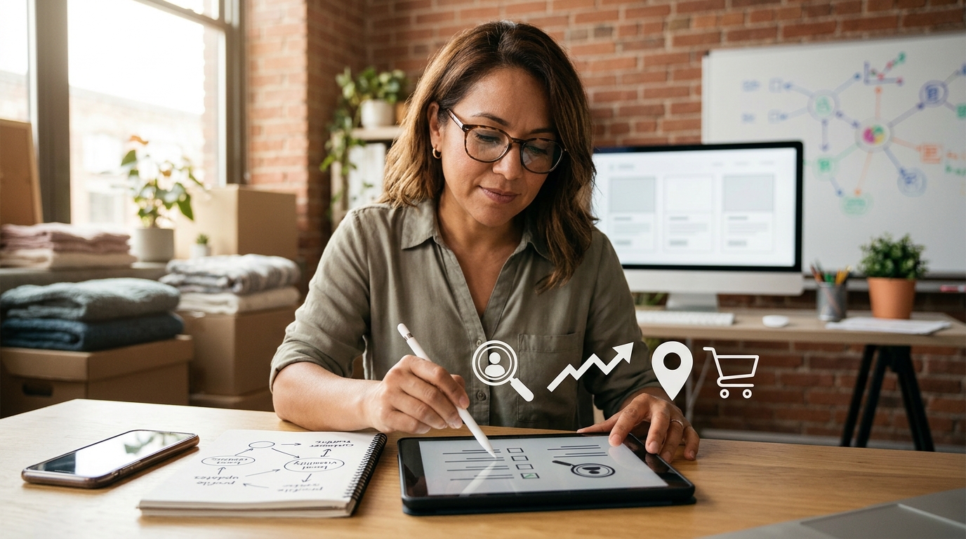 Ilustração: Otimização Essencial do Perfil: A Base para o Sucesso no E-commerce - Como Otimizar Seu Perfil do Instagram para E-commerce e Atrair Clientes Orgânicos