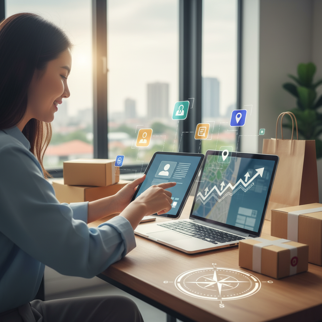 Ilustração: Configurando e Verificando seu Perfil no GMB para Lojas Virtuais - Google Meu Negócio para E-commerce: Guia Completo para Vender Mais Localmente