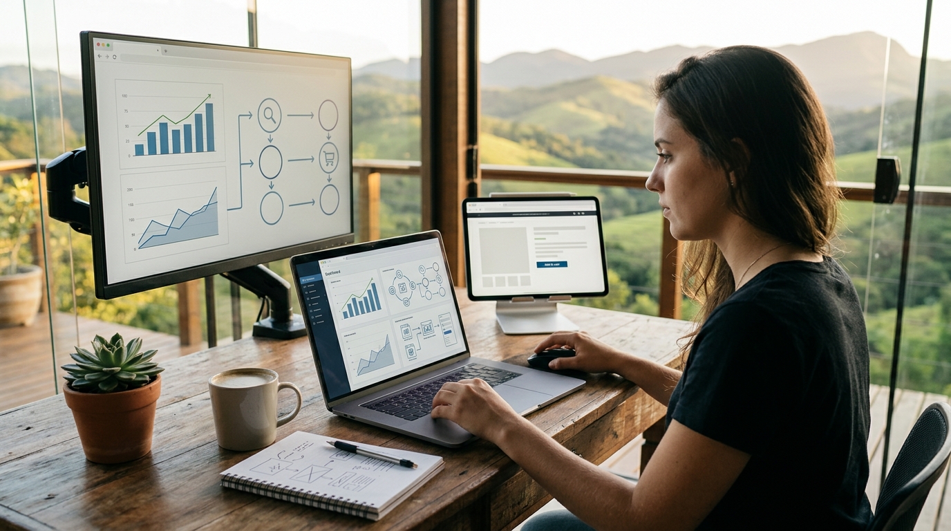 Ilustração: WooCommerce para SEO: Flexibilidade e Potencial Ilimitado - Qual a Melhor Plataforma de E-commerce para SEO? Comparativo Completo (Shopify, WooCommerce, Nuvemshop)