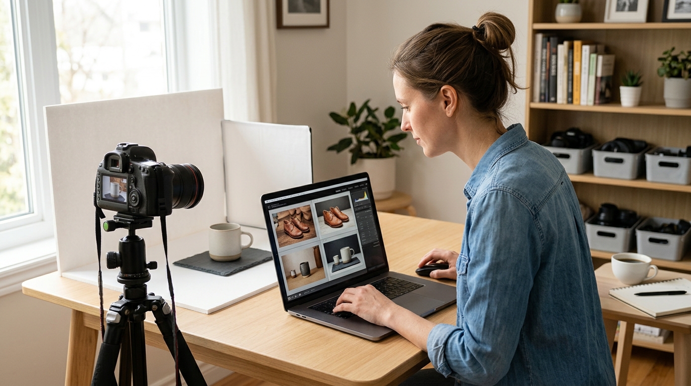 Ilustração: Por Que Otimizar Fotos de Produtos é Essencial para o SEO e Vendas? - Otimizar Fotos de Produtos para SEO: Guia Completo para Aumentar Suas Vendas no E-commerce