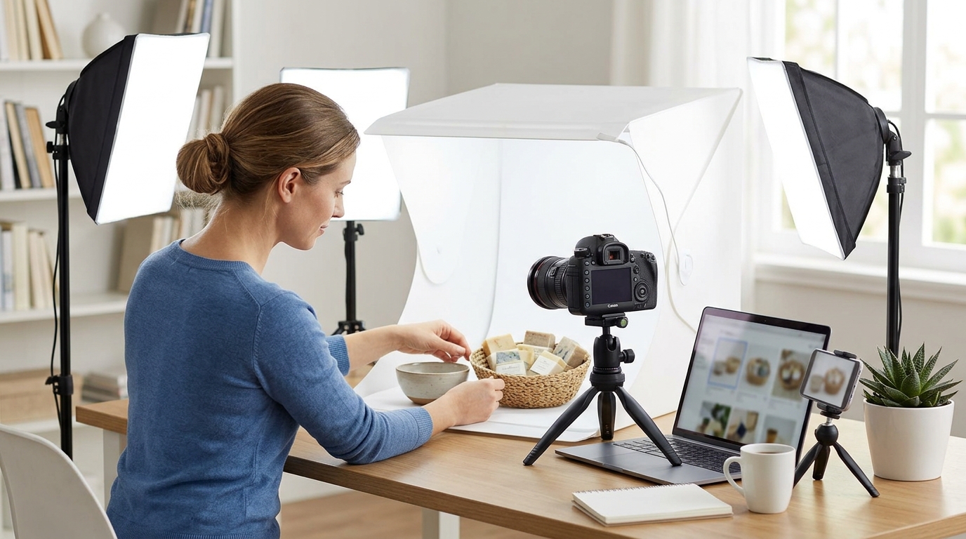 Ilustração: Melhores Práticas de Fotografia para Otimização de Imagens - Otimizar Fotos de Produtos para SEO: Guia Completo para Aumentar Suas Vendas no E-commerce