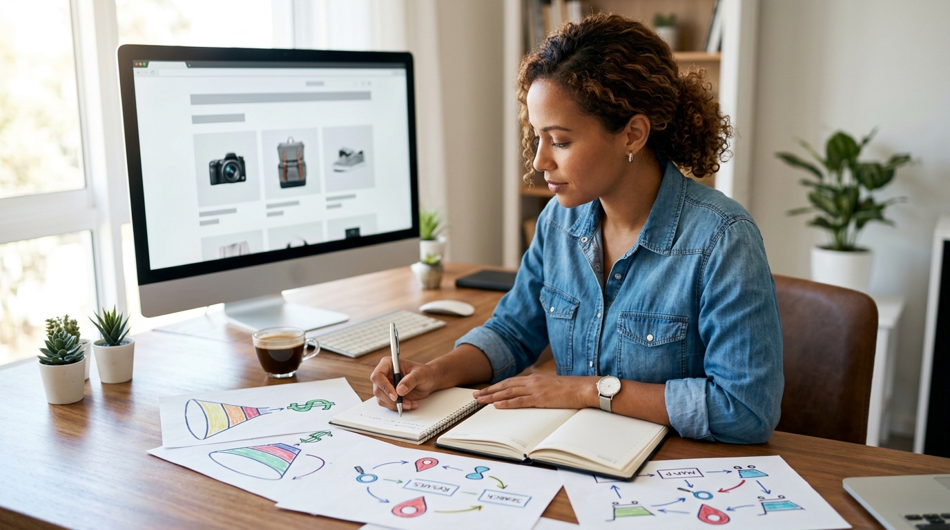 Ilustração: Estratégias Off-Page e Promoção para Impulsionar Suas Vendas Juninas - SEO para Festa Junina no E-commerce: Guia Completo para Vender Mais Produtos Típicos Online
