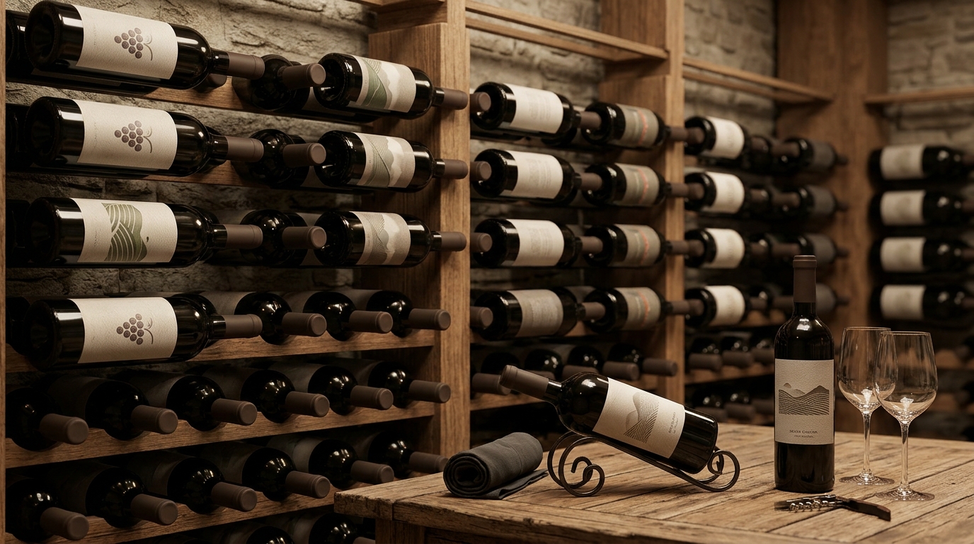 Ilustração: Por Que o Armazenamento Correto é Crucial para Seus Vinhos Brasileiros? - Como Armazenar Vinho em Casa em 2026: Guia Essencial para Iniciantes e Seu Kaipu Cabernet Sauvignon