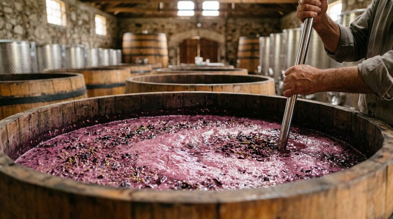 Ilustração: Da Uva ao Mosto: As Primeiras Etapas na Vinícola Brasileira - Como o Vinho Brasileiro é Feito: Do Vinhedo à Garrafa em 2026 para Iniciantes