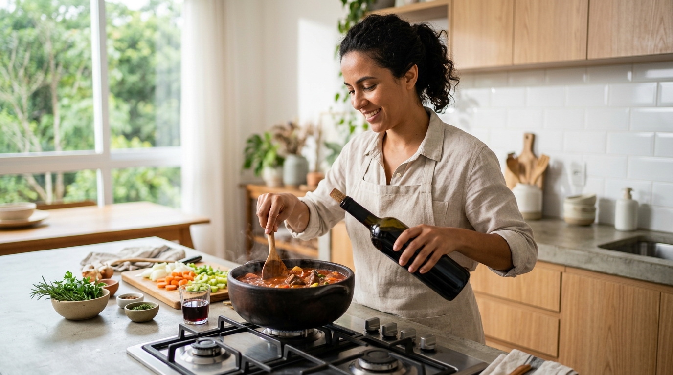 Imagem de capa: Cozinhar com Vinho Brasileiro: Receitas Fáceis e Dicas para Iniciantes (2026)