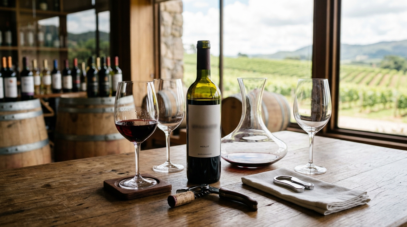 Ilustração: Utensílios Básicos e Técnicas Simples para Iniciantes - Drinques e Coquetéis com Vinho Brasileiro em 2026: Receitas Refrescantes para Iniciantes