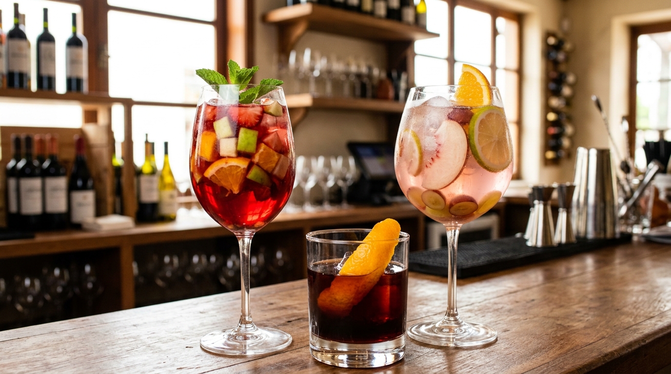 Ilustração: Receitas Clássicas de Drinques com Vinho Brasileiro Adaptadas para 2026 - Drinques e Coquetéis com Vinho Brasileiro em 2026: Receitas Refrescantes para Iniciantes