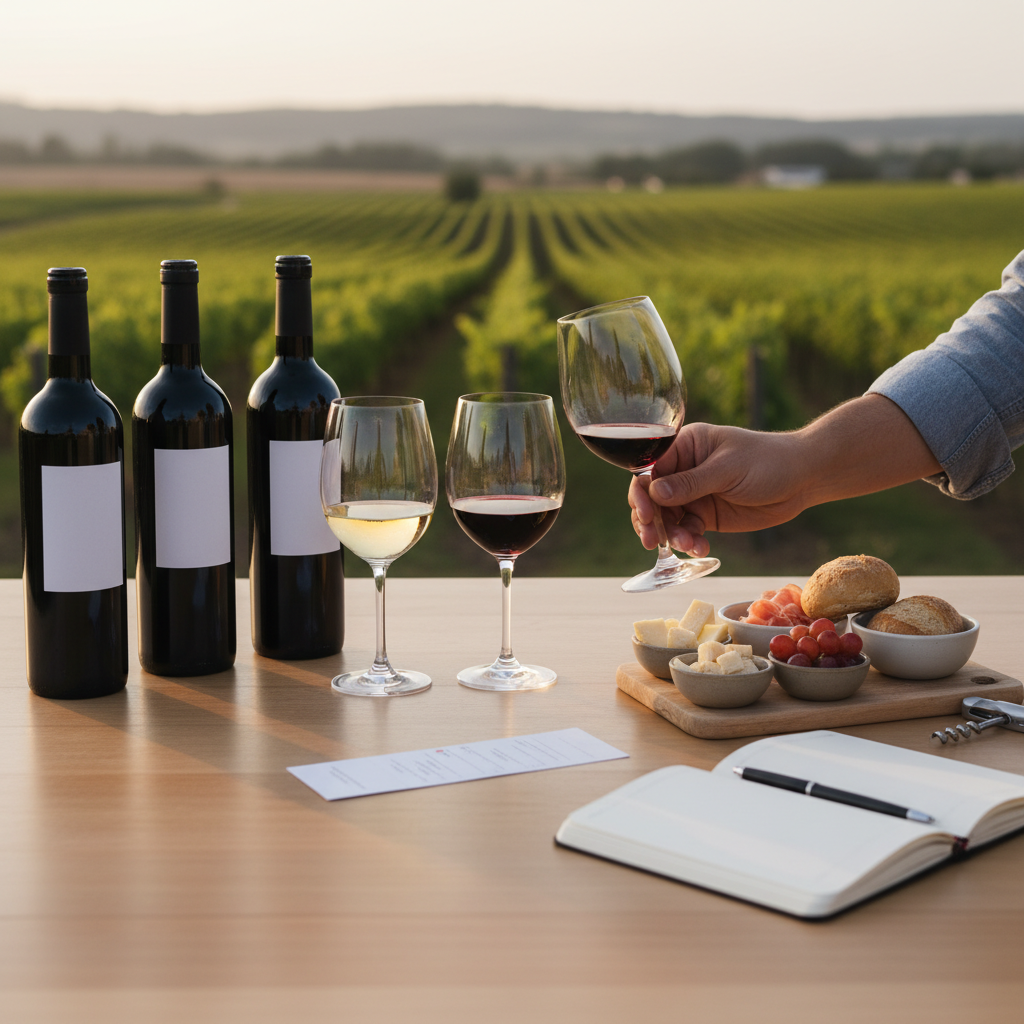 Ilustração: Decifrando a Identidade do Vinho Brasileiro: IG e DO em 2026 - Desvendando o Rótulo do Vinho Brasileiro em 2026: Guia Completo para Iniciantes Escolherem com Confiança