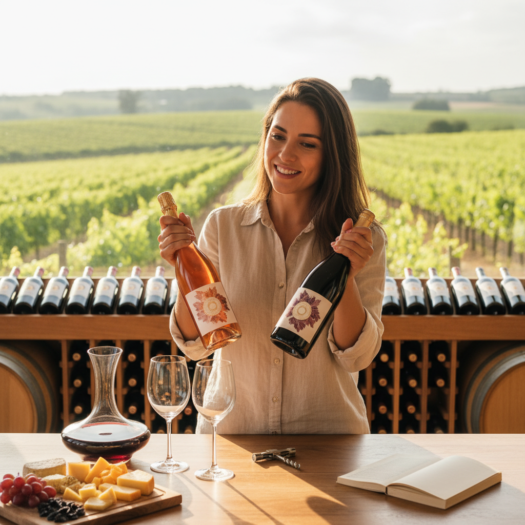 Ilustração: Como Escolher Vinho Brasileiro pelo Rótulo: Dicas Práticas para Iniciantes em 2026 - Desvendando o Rótulo do Vinho Brasileiro em 2026: Guia Completo para Iniciantes Escolherem com Confiança