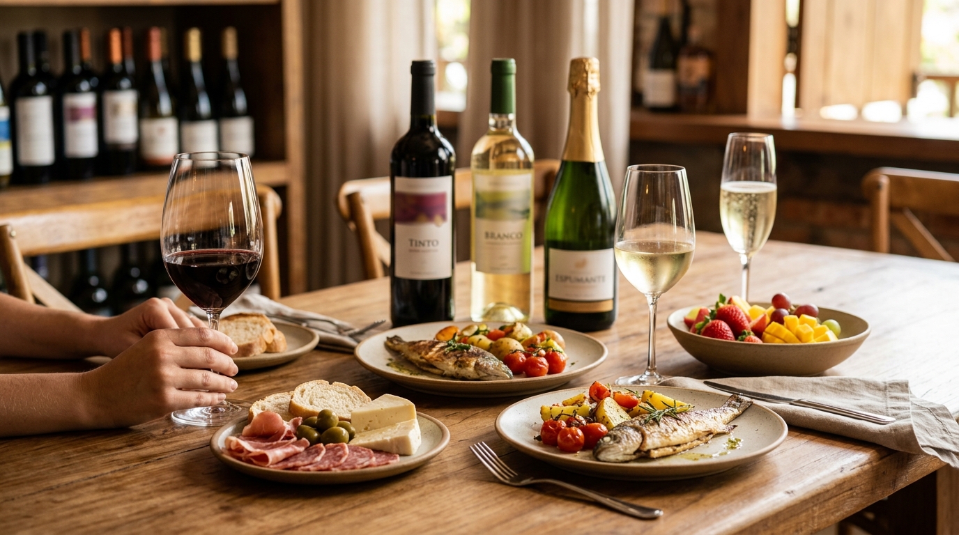 Ilustração: Princípios Básicos da Harmonização de Vinhos para Iniciantes - Harmonização Descomplicada: Vinhos Brasileiros e a Rica Culinária Nordestina em 2026 (Guia para Iniciantes)