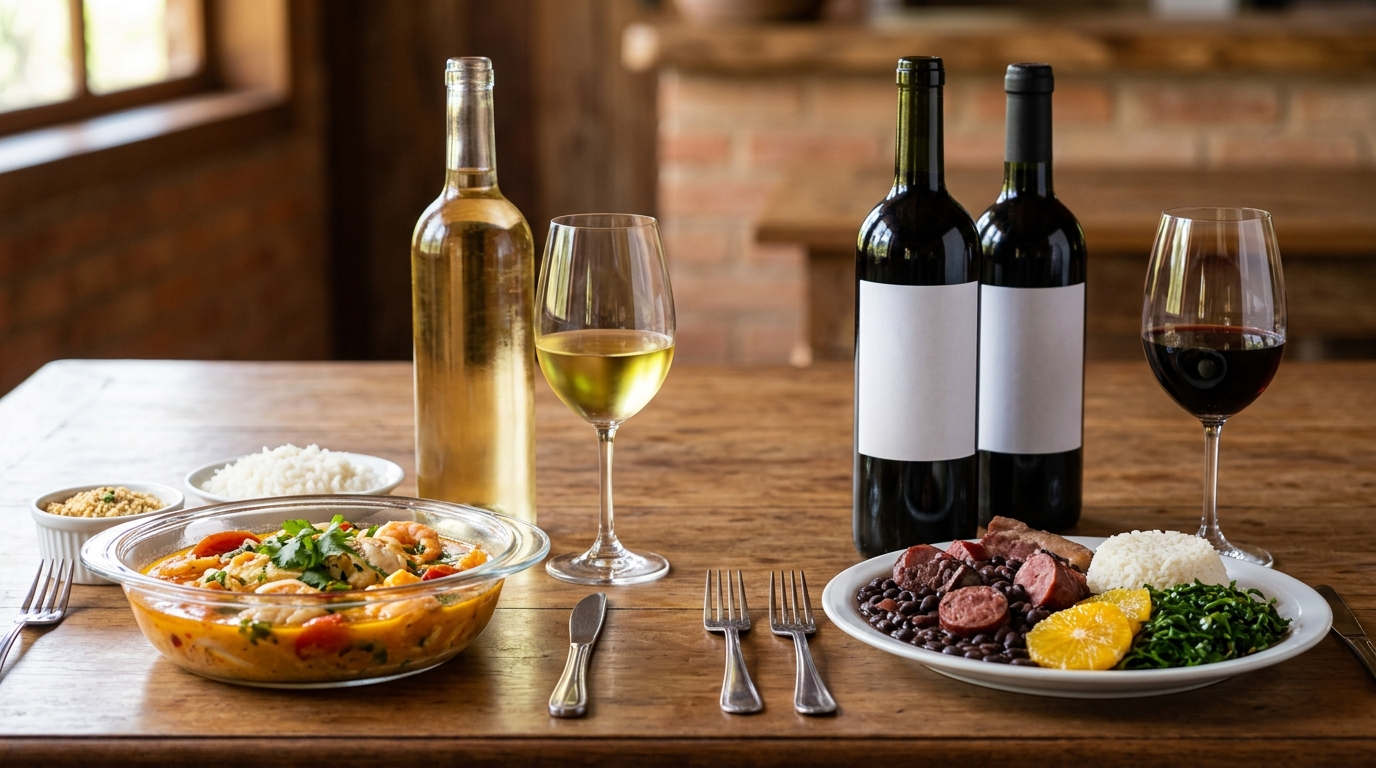 Ilustração: Harmonizações Clássicas: Pratos Nordestinos e Vinhos Brasileiros Recomendados - Harmonização Descomplicada: Vinhos Brasileiros e a Rica Culinária Nordestina em 2026 (Guia para Iniciantes)