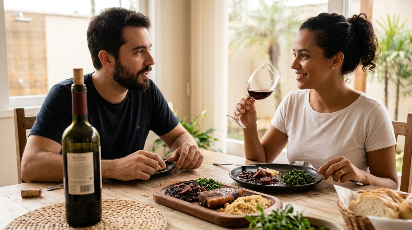 Ilustração: Guia Rápido: Como Harmonizar Vinho e Pizza Sem Erro em 2026 - Harmonização Perfeita: Pizza e Vinhos Brasileiros em 2026 (Guia Essencial)