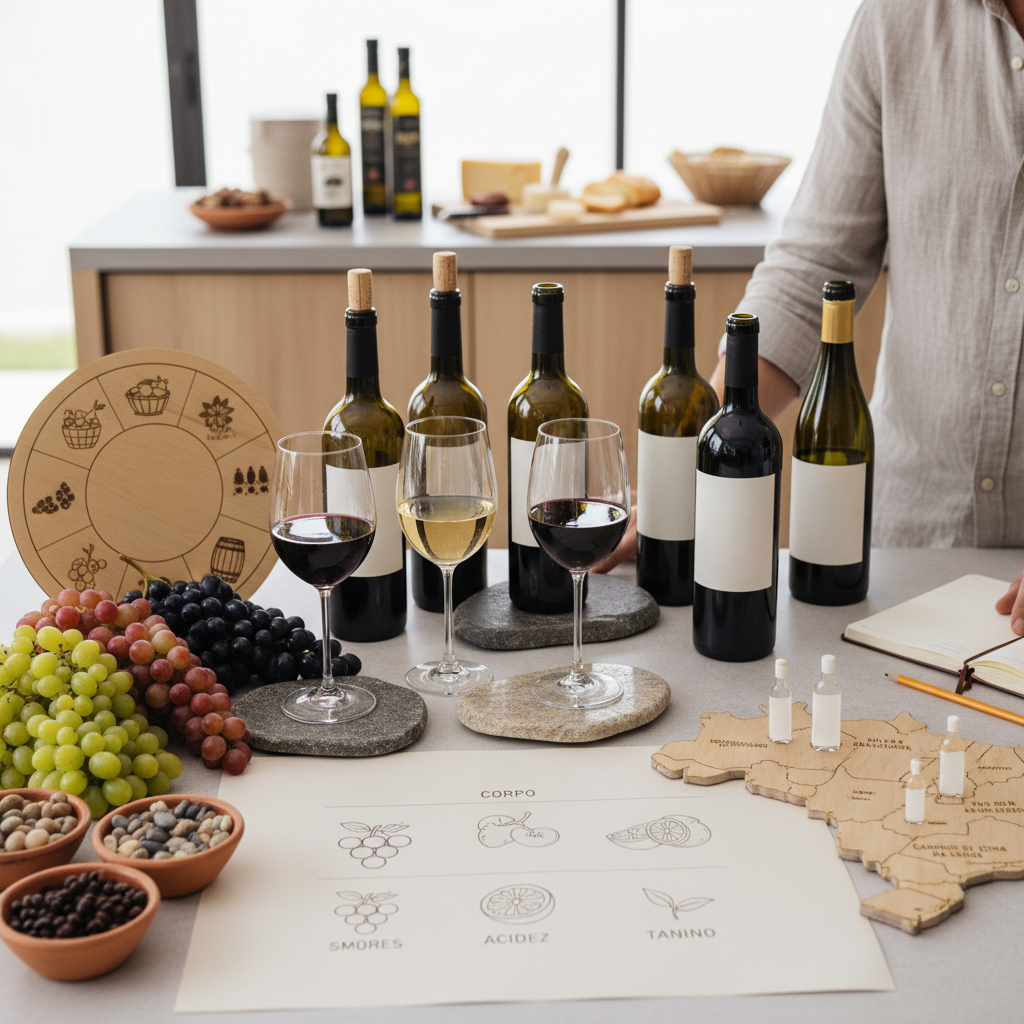 Ilustração: Classificando o Vinho: Os Principais Tipos para Iniciantes em 2026 - O Que É Vinho? Desvendando a Essência e a Definição da Bebida Milenar em 2026