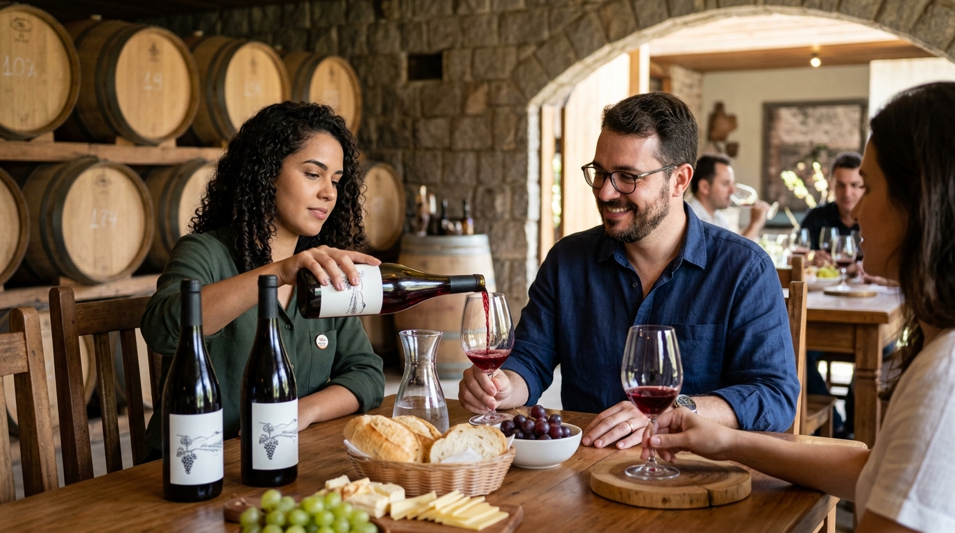 Ilustração: Os Melhores Pinot Noir Brasileiros para Experimentar em 2026 - Pinot Noir Brasileiro para Iniciantes: Elegância e Versatilidade dos Nacionais em 2026