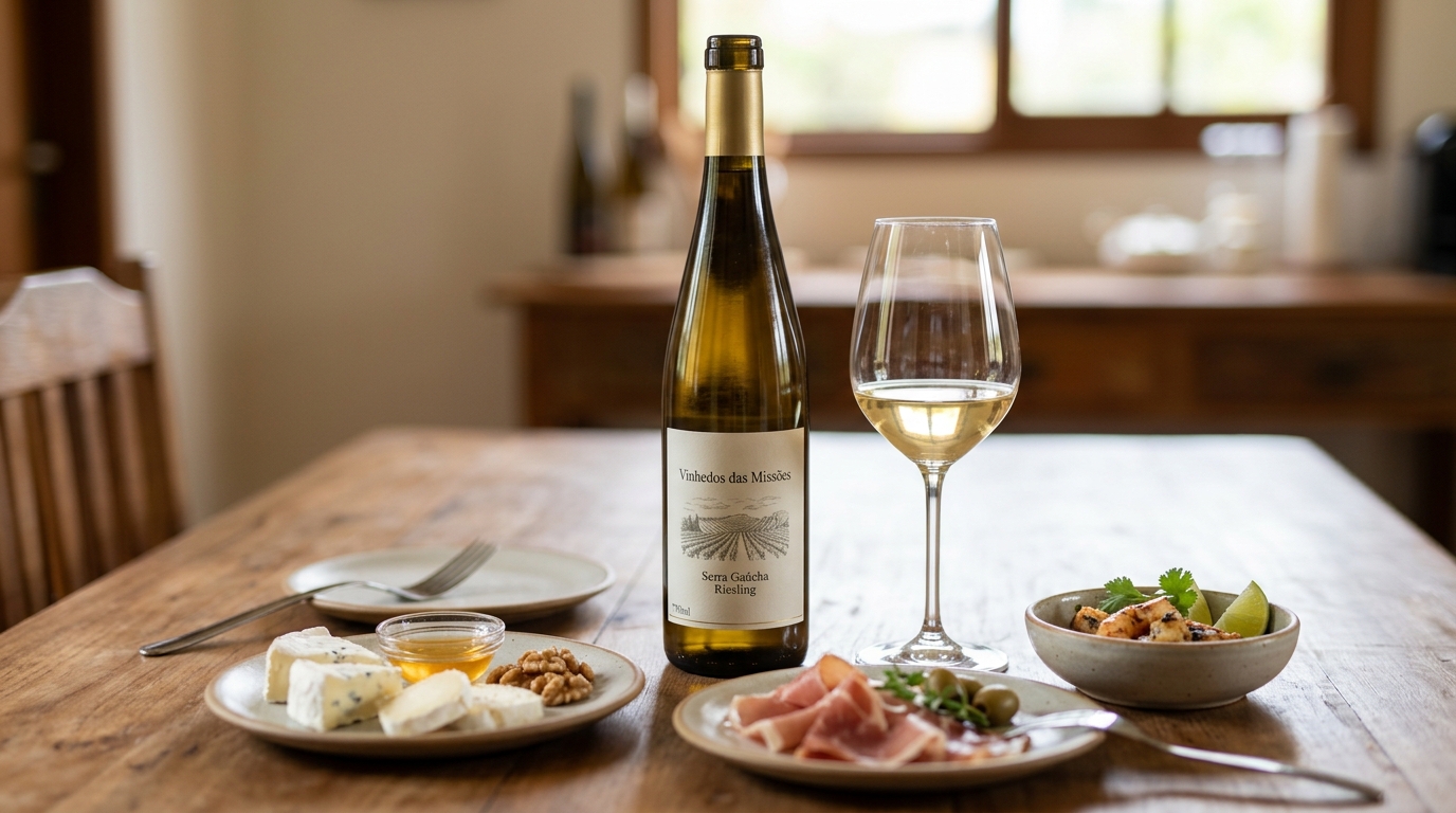 Ilustração: Harmonizando o Riesling Brasileiro: Dicas Simples para Combinar em 2026 - Riesling Brasileiro para Iniciantes: Guia Completo de Frescor e Acidez em 2026
