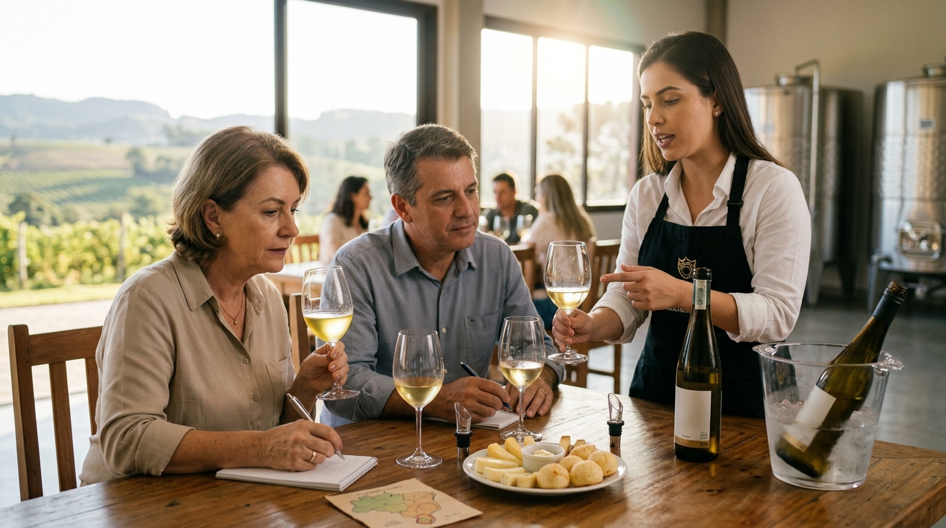 Ilustração: O que é Riesling? Entendendo a Essência da Uva no Contexto Brasileiro - Riesling Brasileiro para Iniciantes: Guia Completo de Frescor e Versatilidade em 2026