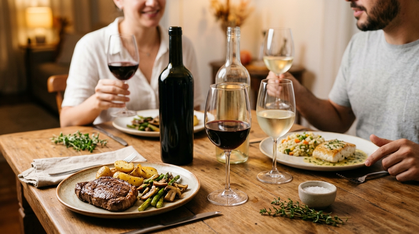 Ilustração: Harmonização Descomplicada: Comidas Perfeitas para Seu Sauvignon Blanc Nacional - Sauvignon Blanc Brasileiro para Iniciantes: Guia Completo de Frescor e Aromas em 2026