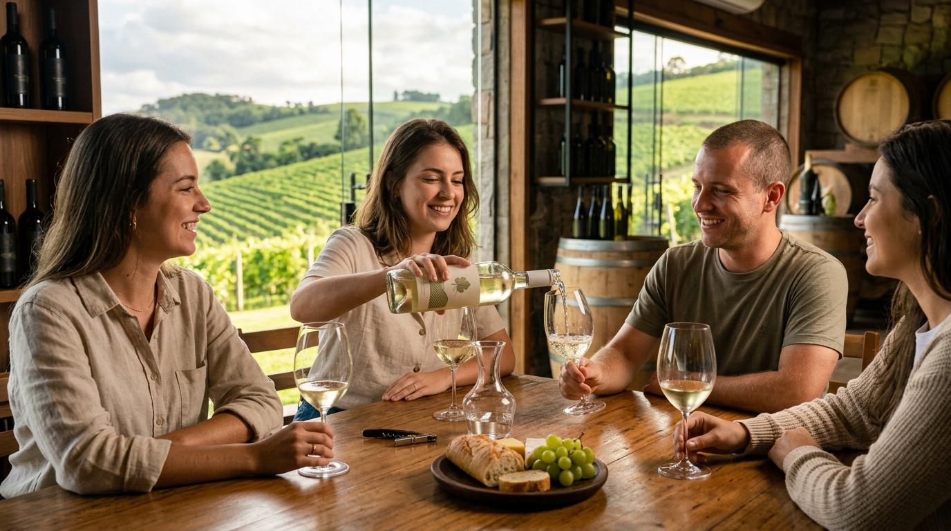 Ilustração: Bem-vindo ao Mundo do Sauvignon Blanc Brasileiro para Iniciantes em 2026 - Sauvignon Blanc Brasileiro para Iniciantes: Guia Completo de Aromas e Harmonização 2026