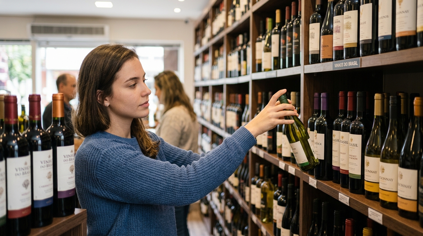 Ilustração: Como Escolher e Comprar Vinhos da Serra Gaúcha para Iniciantes em 2026 - Serra Gaúcha para Iniciantes: Guia Completo dos Vinhos Brasileiros Mais Famosos em 2026