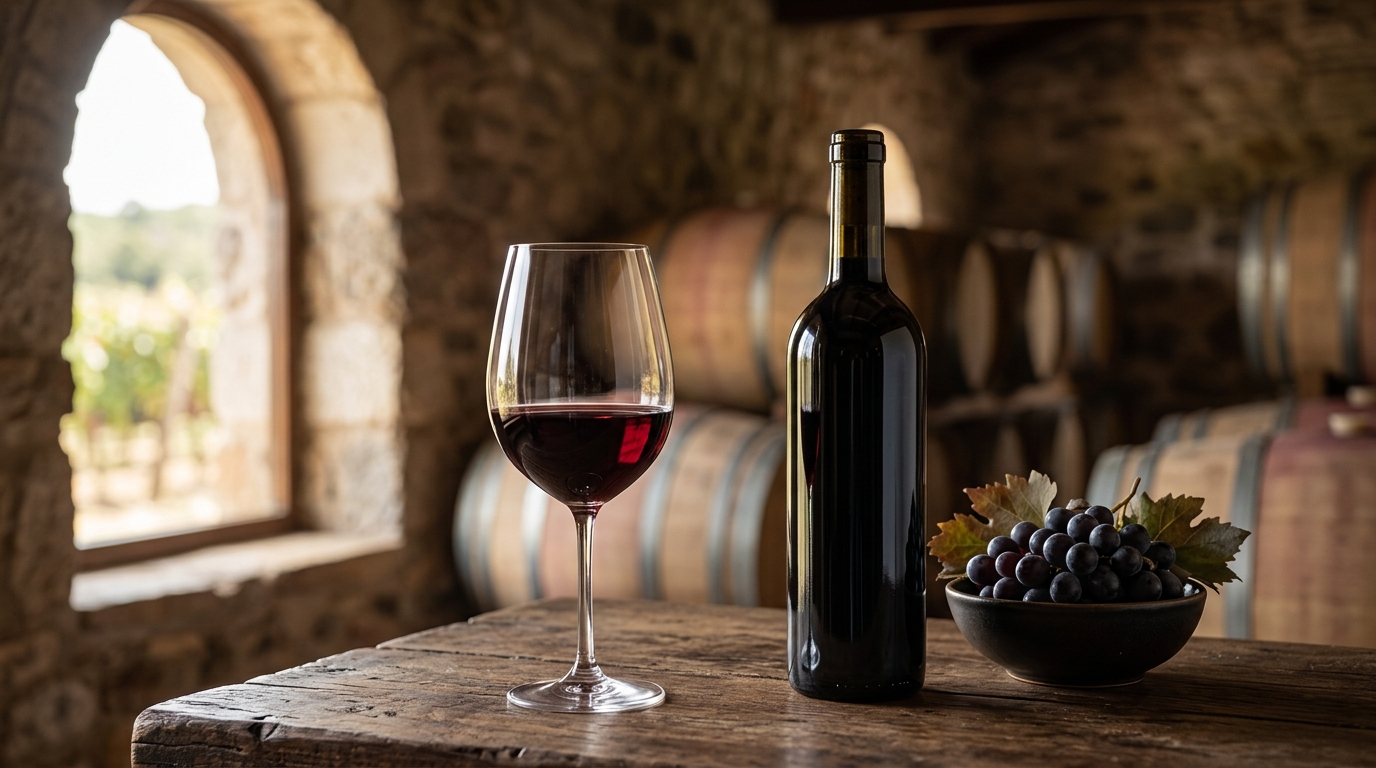 Ilustração: Por Que o Syrah Brasileiro se Destaca em 2026: Tendências e Qualidade - Syrah Brasileiro para Iniciantes: Descubra Rótulos e Harmonizações em 2026