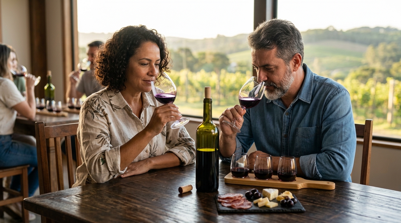 Ilustração: Ancellotta: A Joia Escondida dos Vinhos Tintos Brasileiros - Uvas Tintas Nacionais Pouco Conhecidas: Guia Essencial para Iniciantes em 2026