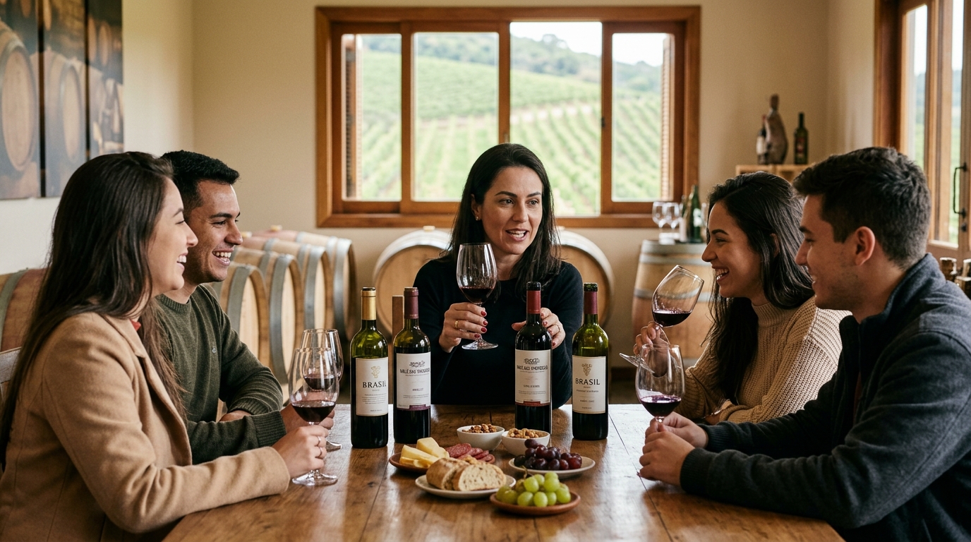 Ilustração: A Fascinante Jornada dos Vinhos Brasileiros no Vale do São Francisco em 2026 - Vale do São Francisco: Guia Definitivo dos Vinhos Brasileiros do Sertão para Iniciantes em 2026