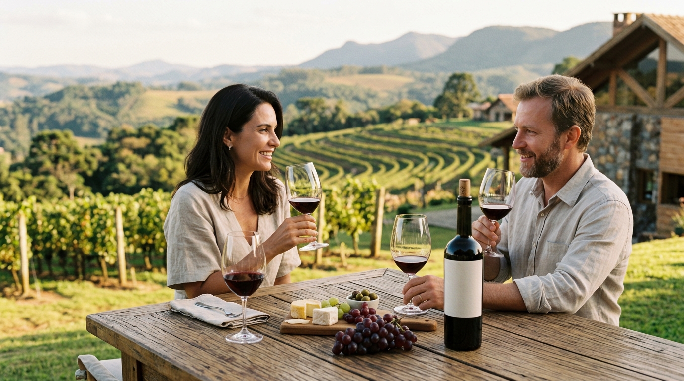 Imagem de capa: Vinhos de Altitude Brasileiros para Iniciantes: Guia Completo dos Terroirs Frescos em 2026