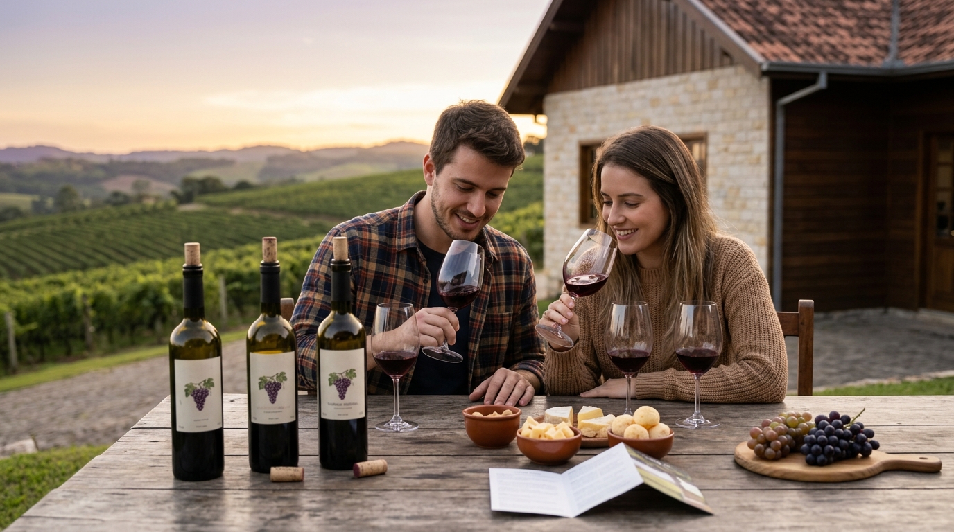 Ilustração: Descobrindo Vinícolas Brasileiras de Destaque em Ânforas (Edição 2026) - Vinhos Brasileiros em Ânforas 2026: O Guia Completo para Iniciantes na Arte Milenar da Vinificação Natural