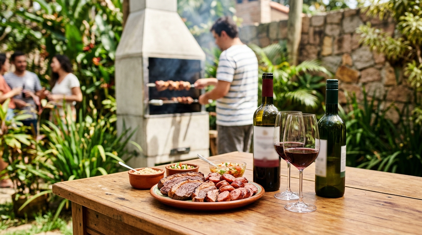 Imagem de capa: Vinhos Brasileiros para Churrasco 2026: Guia de Harmonização Descomplicada para Iniciantes