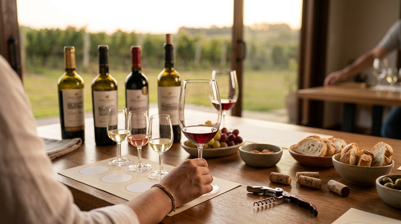Ilustração: Por Que Escolher Vinhos Brasileiros para a Culinária Nacional? - Vinhos Brasileiros para Culinária Regional: Guia Completo de Harmonização Descomplicada para Iniciantes em 2026