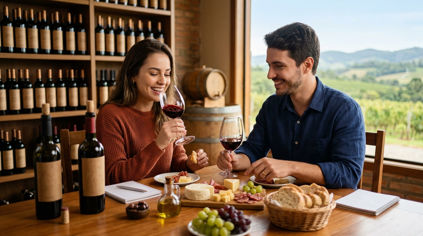 Ilustração: Descobrindo a Perfeita Sinergia: Vinhos Brasileiros e Frutos do Mar em 2026 - Vinhos Brasileiros e Frutos do Mar: Guia Essencial de Harmonização Descomplicada para 2026