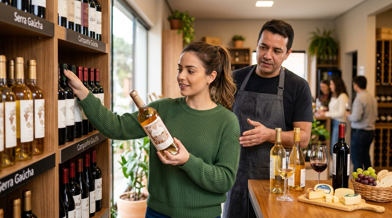 Ilustração: Por Que Escolher Vinhos Brasileiros para o Happy Hour? - Vinhos Brasileiros para Happy Hour 2026: Leves, Descomplicados e Perfeitos para Iniciantes