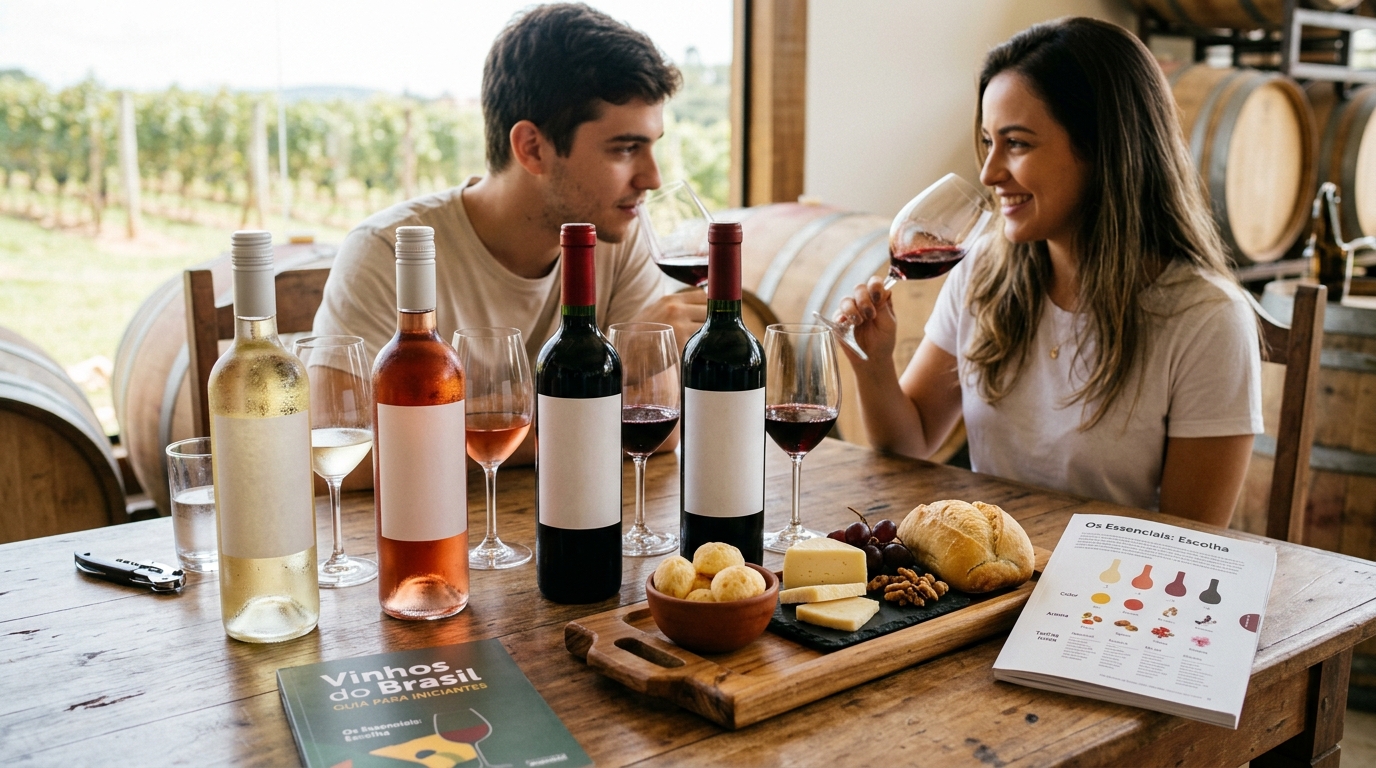 Ilustração: Dicas Essenciais para Iniciantes: Escolha e Armazenamento em 2026 - Vinhos Brasileiros de Inverno para Iniciantes: Conforto e Sabor em 2026