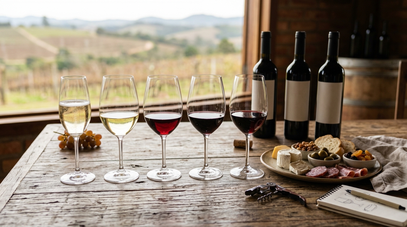 Ilustração: Estilos de Vinhos Brasileiros Ideais para Jantares Memoráveis em 2026 - Vinhos Brasileiros para Jantares Especiais em 2026: Guia Completo de Harmonização e Escolhas Memoráveis