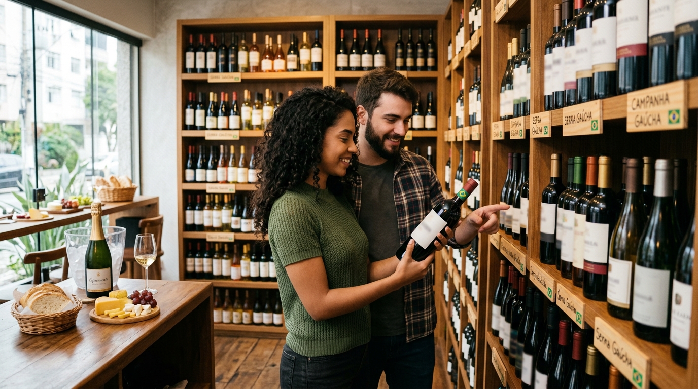 Ilustração: Onde Comprar Vinhos Brasileiros Premiados em 2026: Dicas Práticas - Vinhos Brasileiros Premiados 2026: Guia Essencial para Iniciantes (Onde Comprar os Melhores Rótulos Nacionais)