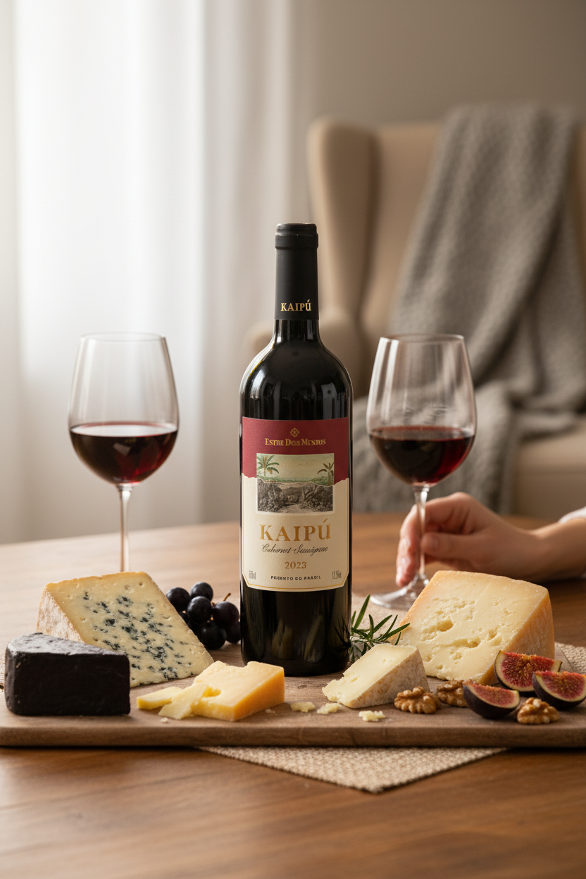 Kaipu Cabernet Sauvignon 2024 — Vinhos Brasileiros e Queijos: Guia Definitivo de Harmonização para Iniciantes em 2026
