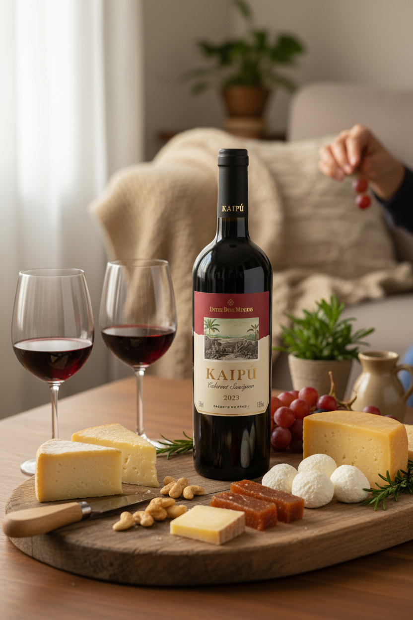 Kaipu Cabernet Sauvignon 2024 — Vinhos Brasileiros e Queijos: Guia Definitivo de Harmonização para Iniciantes em 2026
