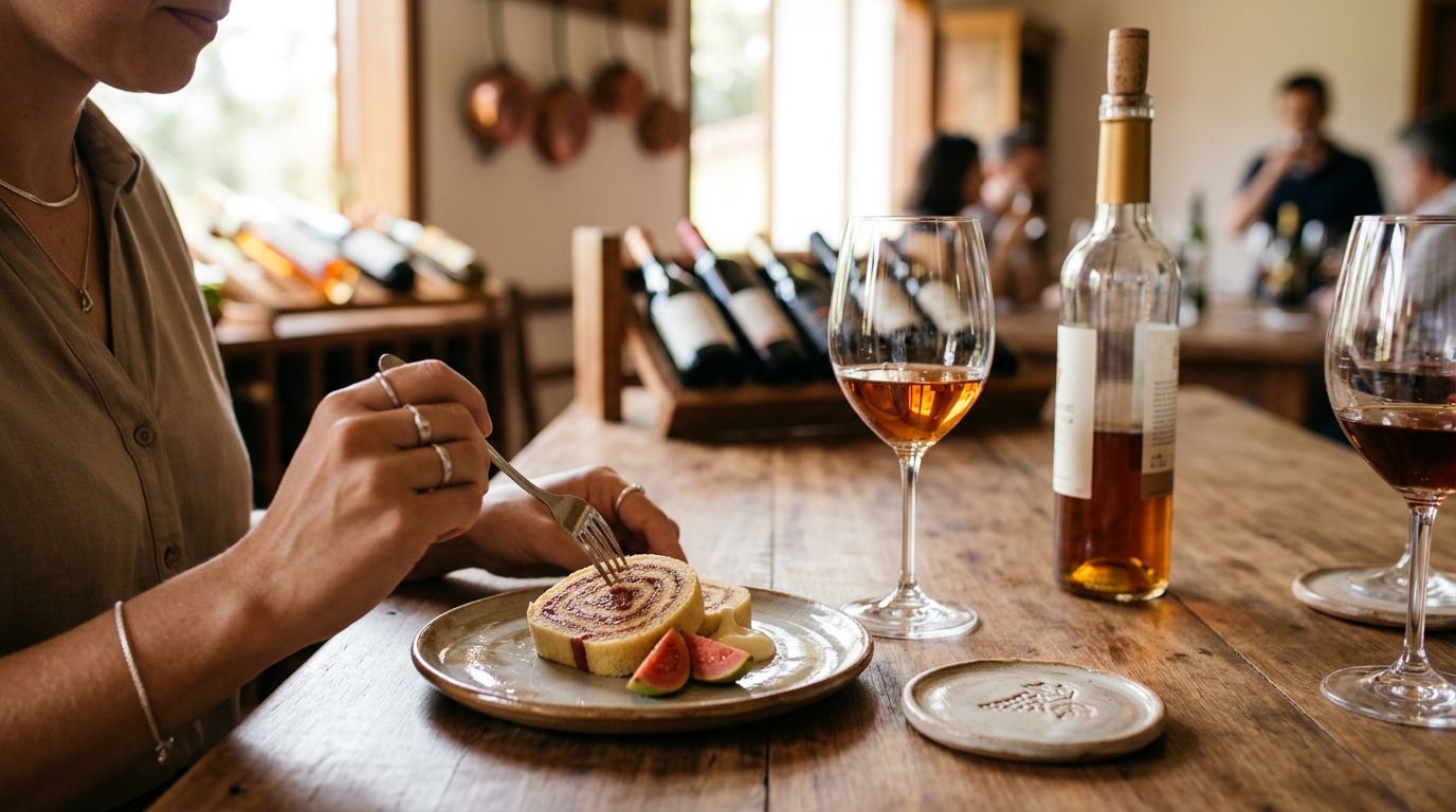 Ilustração: Os Fundamentos da Harmonização: Doce Encontro entre Vinho e Sobremesa - Vinhos Brasileiros e Sobremesas: O Guia Definitivo de Harmonização para Iniciantes em 2026