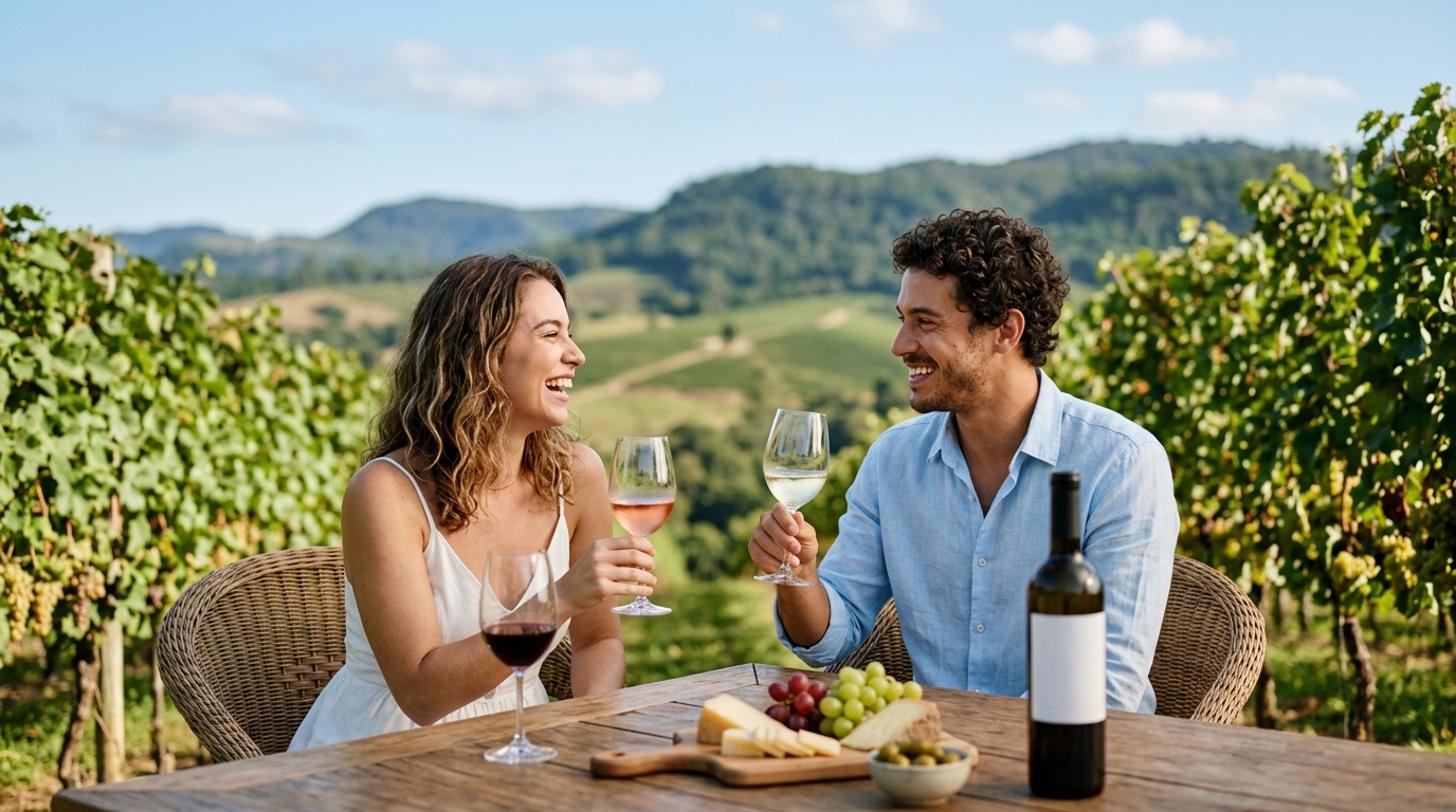Imagem de capa: Vinhos Brasileiros de Verão para Iniciantes: Frescor e Leveza em 2026