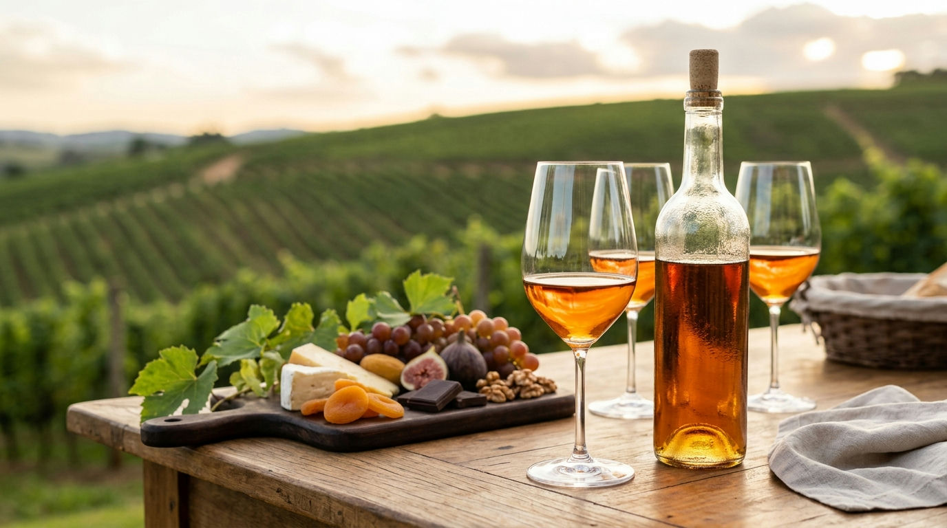 Vinhos Doces Brasileiros 2026: Guia Completo para Iniciantes (Colheita Tardia, Moscatel e Mais)
