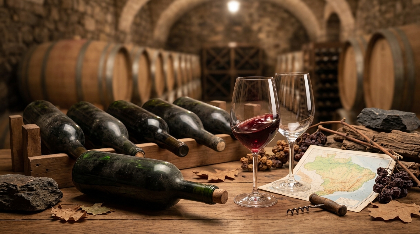 Ilustração: Desvendando os Vinhos de Guarda Brasileiros: Um Guia para Iniciantes em 2026 - Vinhos de Guarda Brasileiros para Iniciantes: Guia Completo para Escolher e Armazenar Rótulos Nacionais em 2026