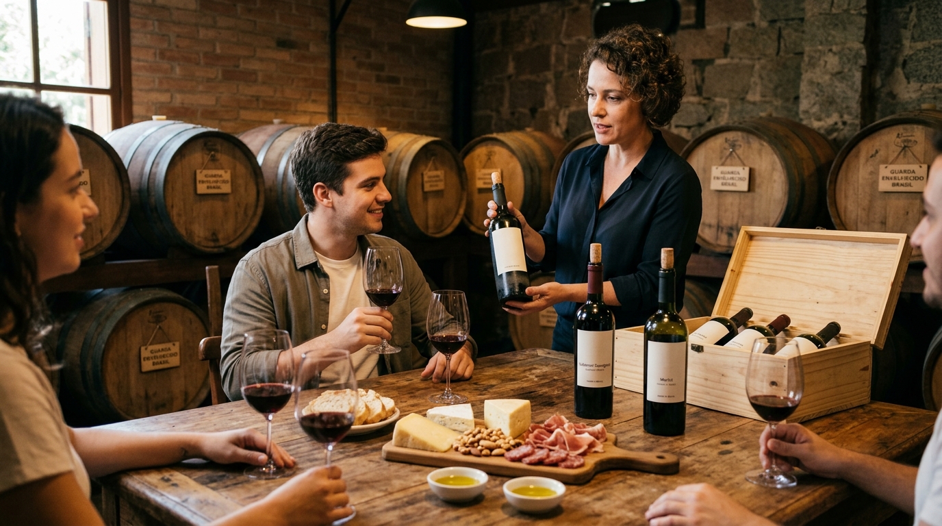 Ilustração: Melhores Vinhos de Guarda Brasileiros para Iniciantes em 2026: Nossas Sugestões - Vinhos de Guarda Brasileiros para Iniciantes: Guia Completo para Escolher e Armazenar Rótulos Nacionais em 2026
