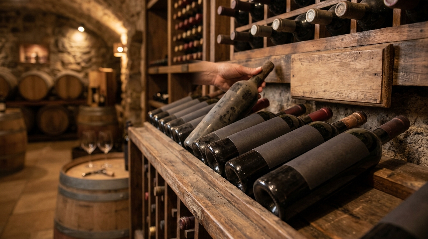 Ilustração: Por Que Vale a Pena Guardar Vinhos Nacionais para Envelhecer? - Vinhos de Guarda Brasileiros para Iniciantes: Guia Completo de Escolha e Apreciação em 2026