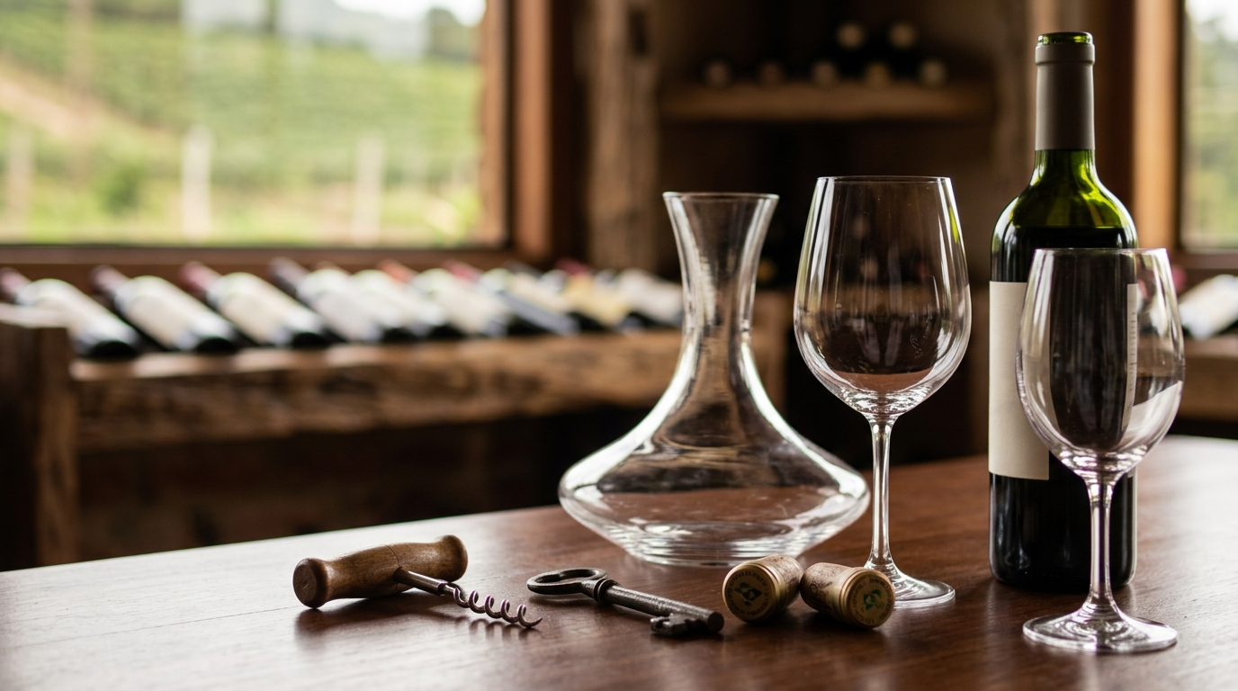 Ilustração: Dicas Essenciais para Armazenar Vinhos de Guarda Brasileiros em Casa - Vinhos de Guarda Brasileiros para Iniciantes: Guia Completo de Escolha e Apreciação em 2026