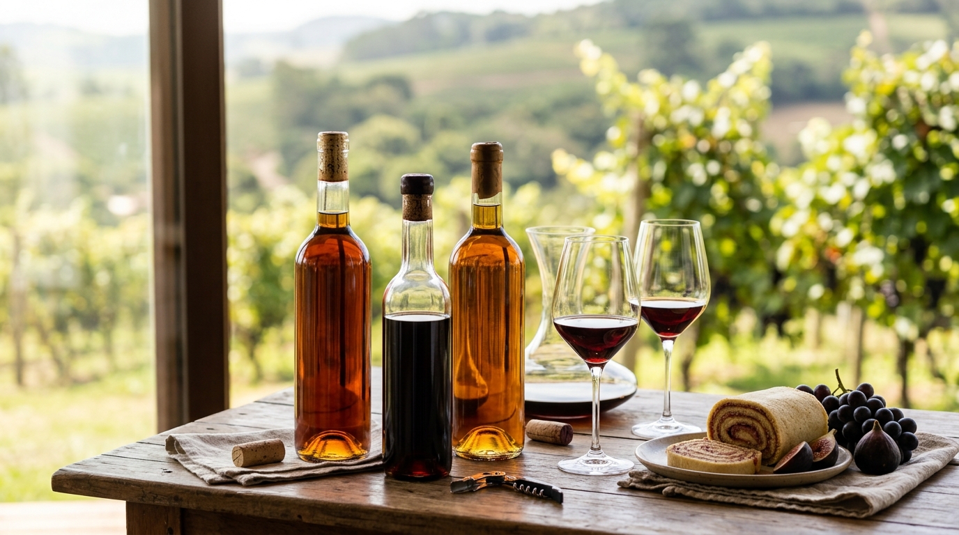 Imagem de capa: Vinhos de Sobremesa Brasileiros em 2026: Guia Essencial para Iniciantes no Doce Mundo Nacional